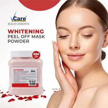 Vcare Jelly Whitening Peel Off Mask For Facials Skincare |Face Mask Powder 250g - Facial Skin Care Product for Women Smoothing, Moisturizing, Cleansing, Refreshing|Suits All Skin Types